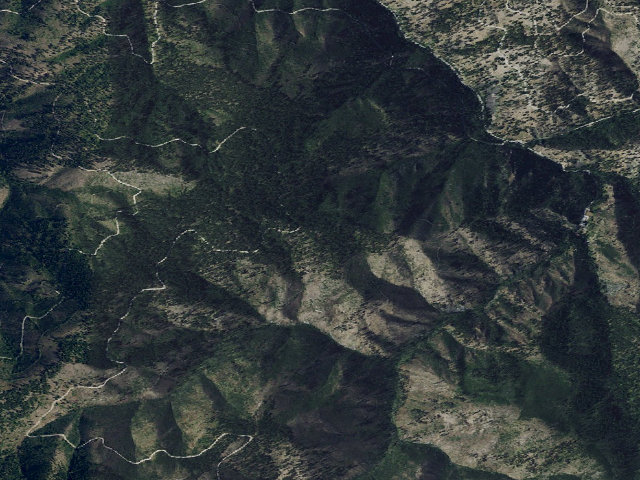 Aerial image of USFS dispersed camp — MT #662