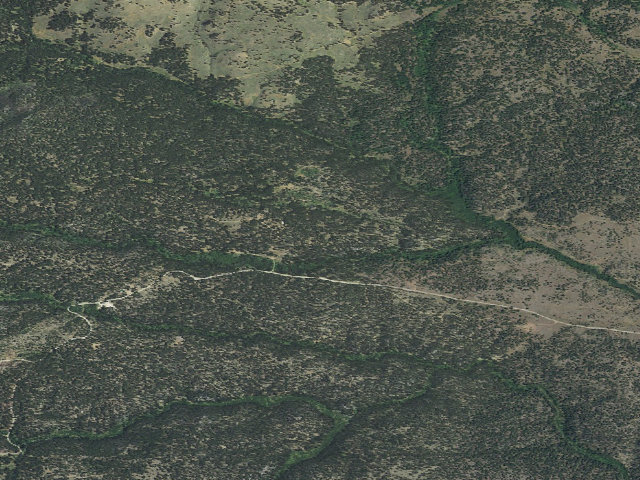 Aerial image of USFS dispersed camp — MT #678