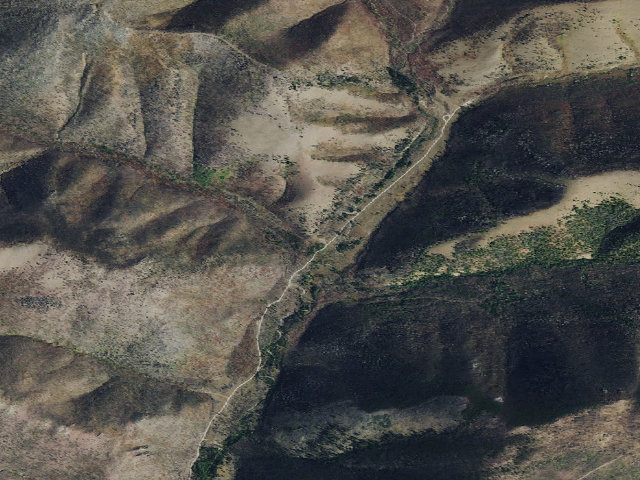 Aerial image of USFS dispersed camp — MT #68