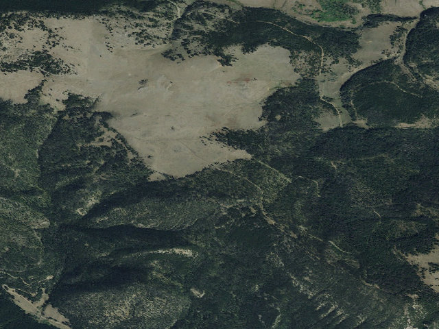 Aerial image of USFS dispersed camp — MT #680