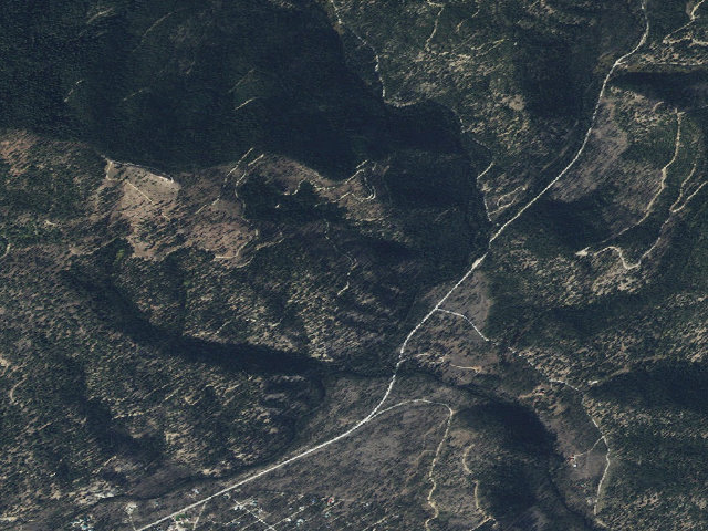 Aerial image of USFS dispersed camp — MT #690