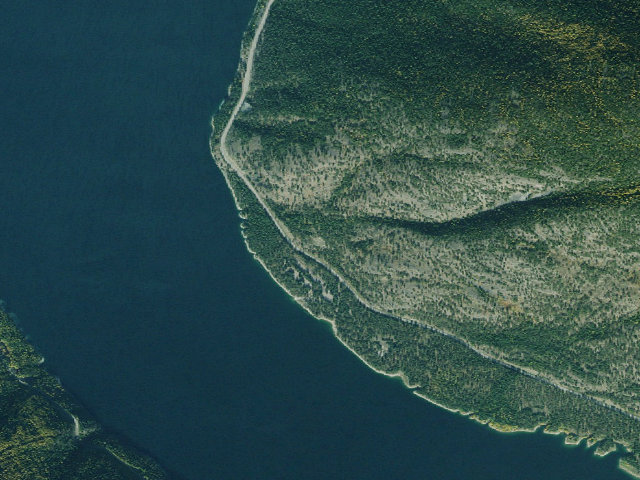 Aerial image of USFS dispersed camp — MT #691