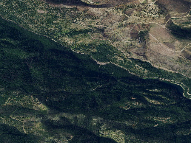 Aerial image of USFS dispersed camp — MT #692