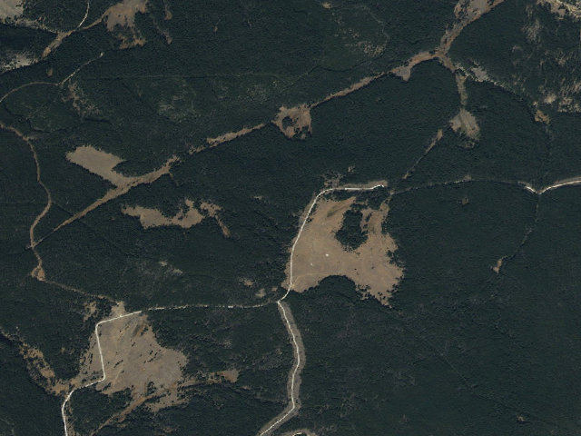 Aerial image of USFS dispersed camp — MT #693