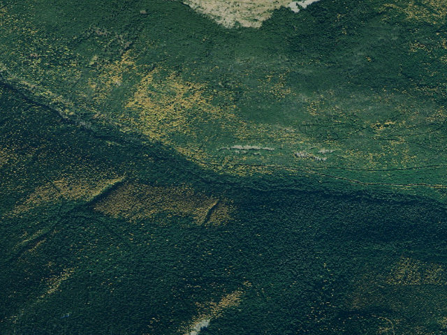 Aerial image of USFS dispersed camp — MT #694