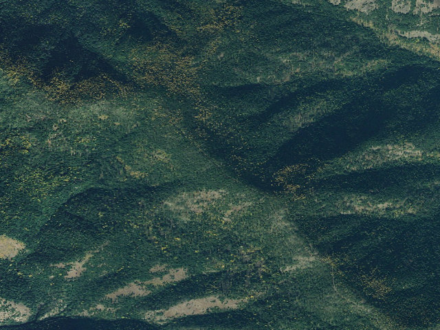 Aerial image of USFS dispersed camp — MT #696