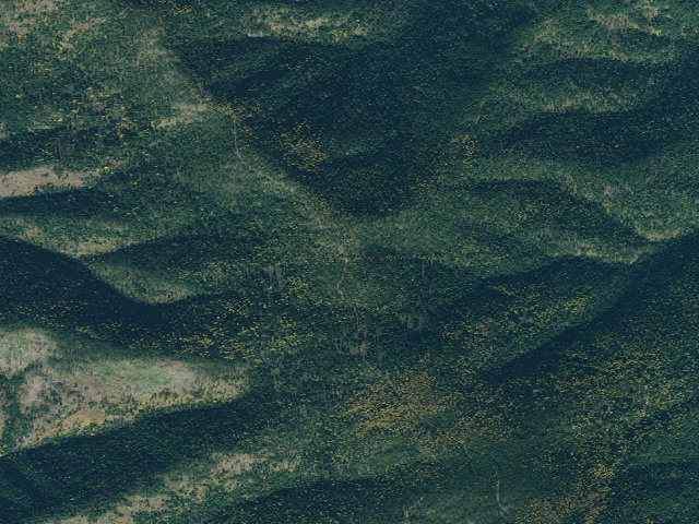 Aerial image of USFS dispersed camp — MT #697