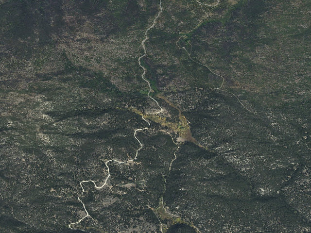 Aerial image of USFS dispersed camp — MT #701