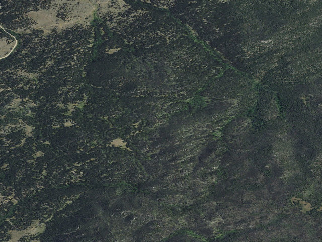 Aerial image of USFS dispersed camp — MT #71