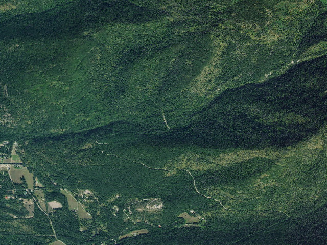 Aerial image of USFS dispersed camp — MT #714