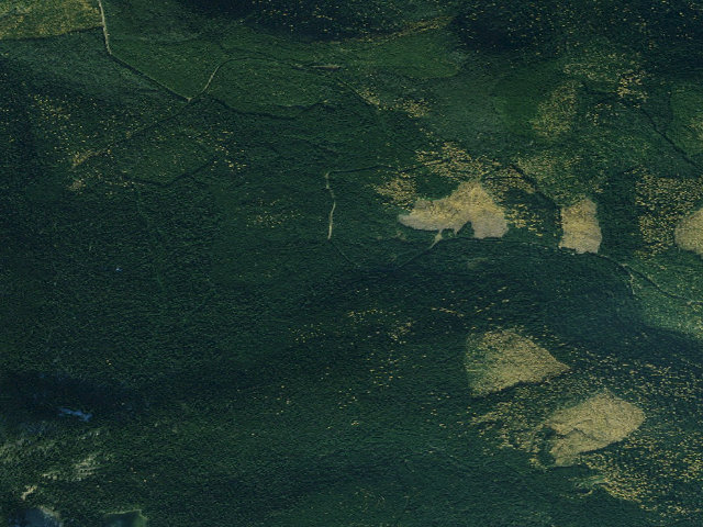 Aerial image of USFS dispersed camp — MT #715