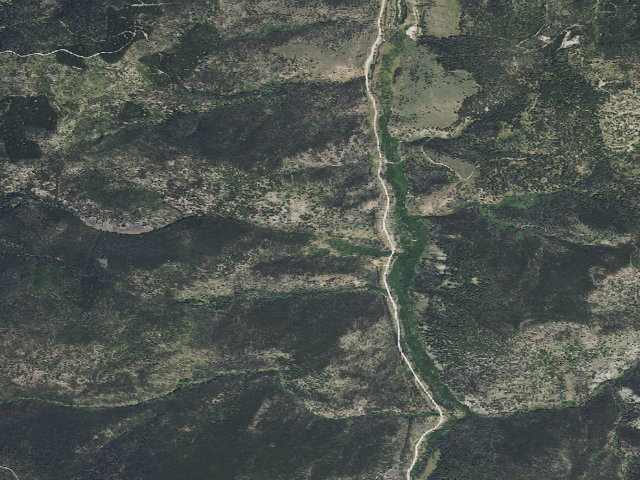 Aerial image of USFS dispersed camp — MT #728