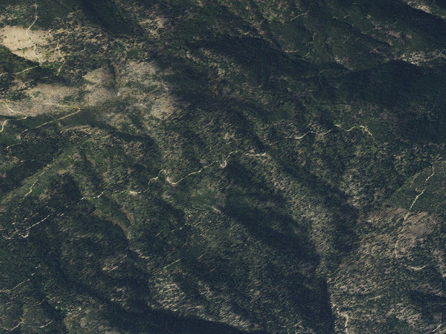 Aerial image of USFS dispersed camp — MT #729