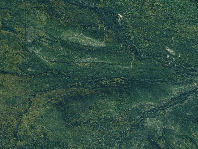 Aerial image of USFS dispersed camp — MT #735