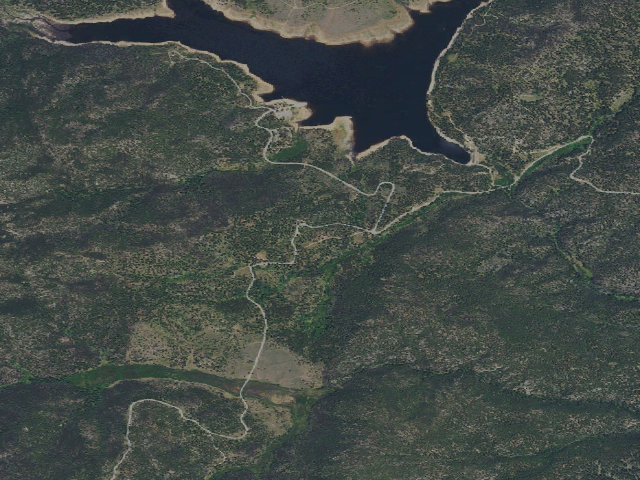 Aerial image of USFS dispersed camp — MT #752