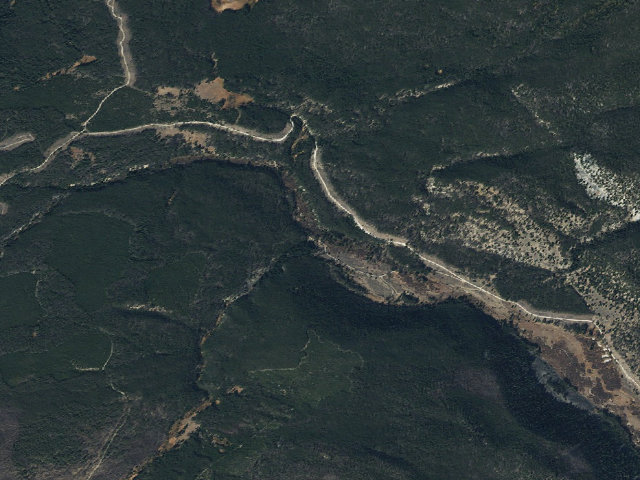 Aerial image of USFS dispersed camp — MT #753