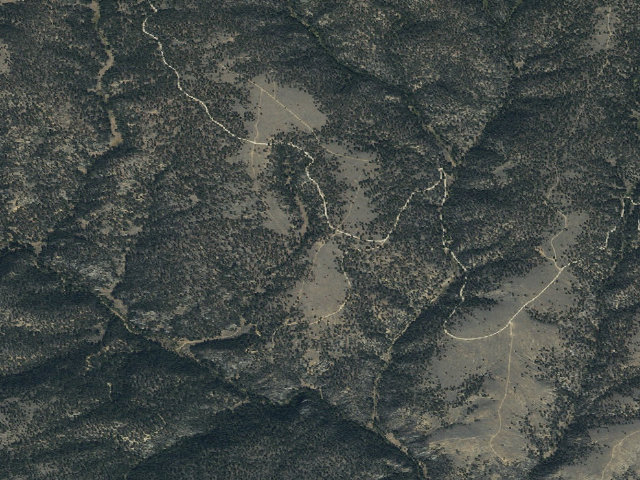 Aerial image of USFS dispersed camp — MT #754