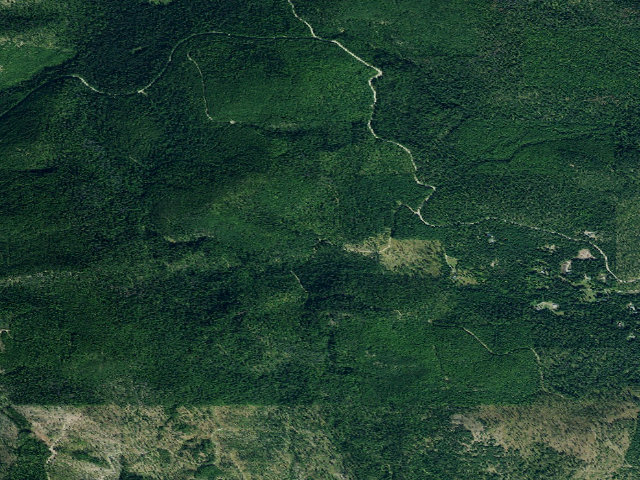 Aerial image of USFS dispersed camp — MT #756