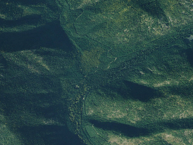 Aerial image of USFS dispersed camp — MT #761