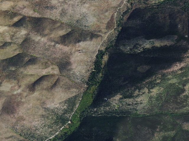 Aerial image of USFS dispersed camp — MT #767