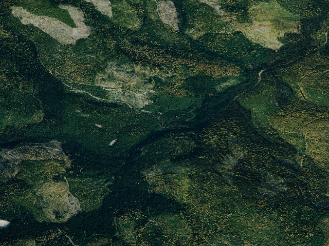Aerial image of USFS dispersed camp — MT #771