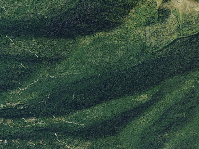 Aerial image of USFS dispersed camp — MT #772