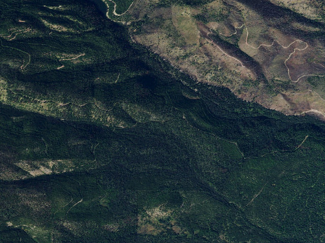 Aerial image of USFS dispersed camp — MT #773