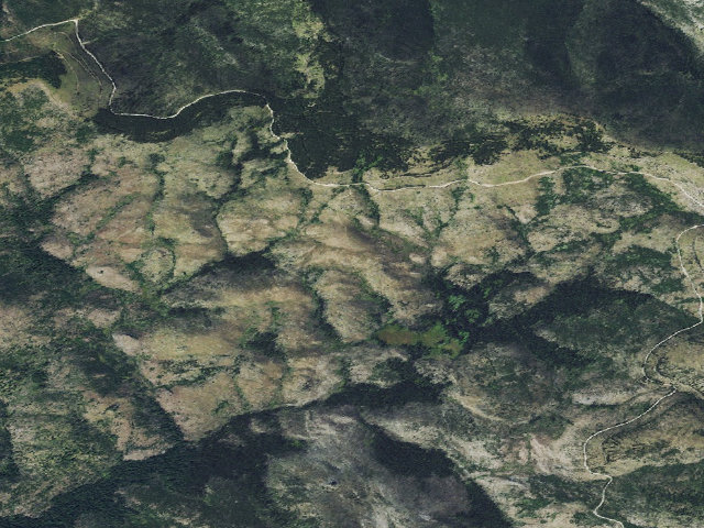 Aerial image of USFS dispersed camp — MT #776