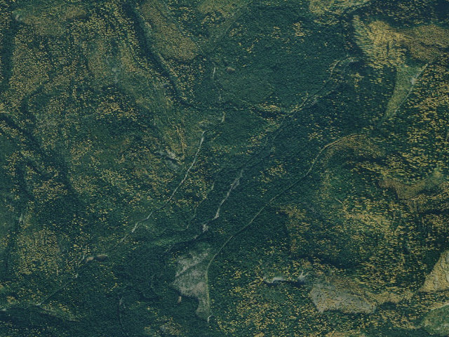 Aerial image of USFS dispersed camp — MT #777