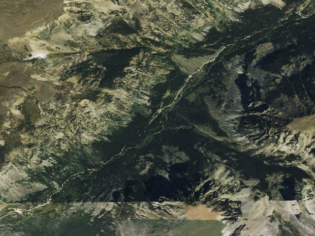 Aerial image of USFS dispersed camp — MT #779