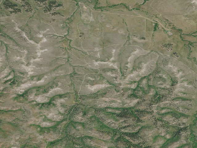 Aerial image of USFS dispersed camp — MT #780