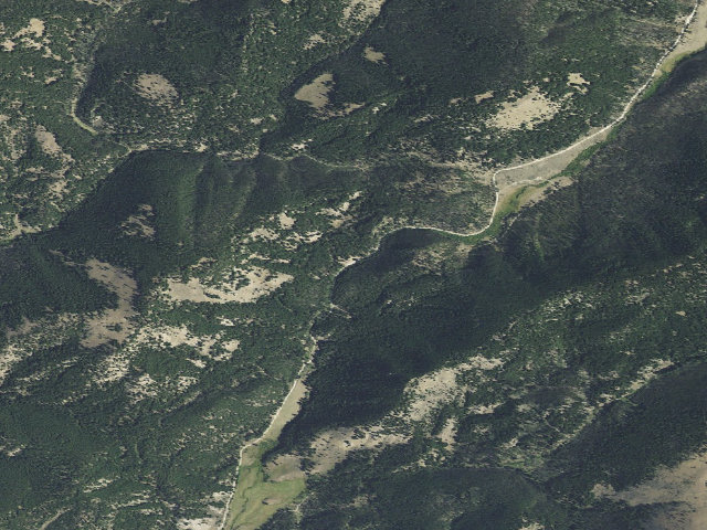 Aerial image of USFS dispersed camp — MT #782