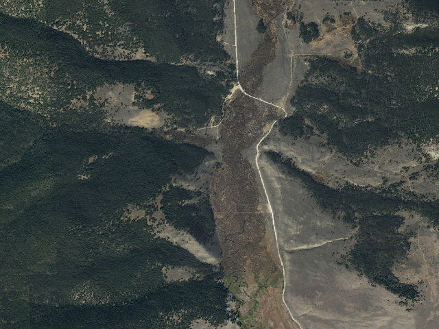 Aerial image of USFS dispersed camp — MT #784