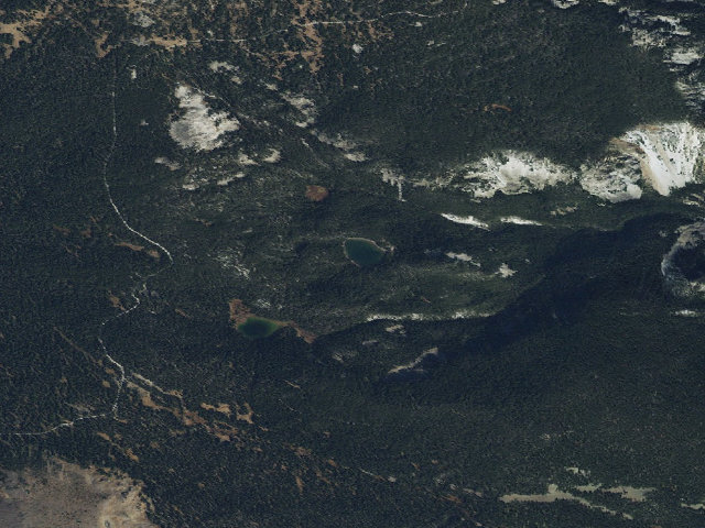 Aerial image of USFS dispersed camp — MT #792
