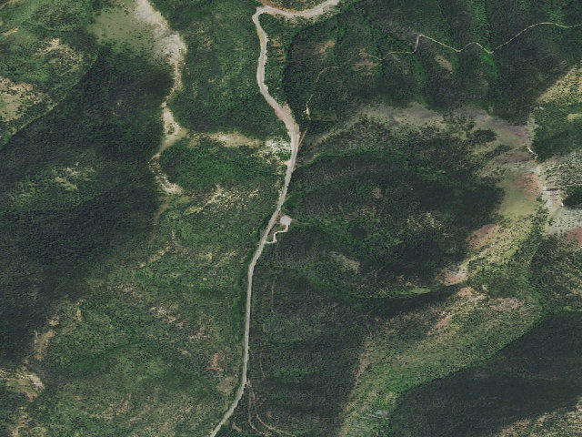 Aerial image of USFS dispersed camp — MT #796