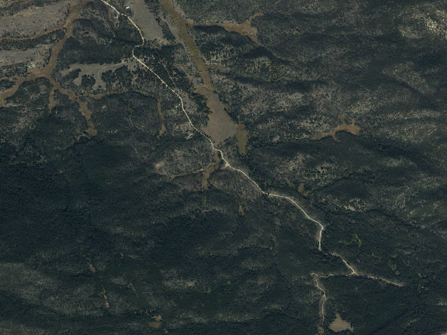 Aerial image of USFS dispersed camp — MT #8