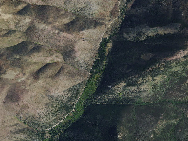 Aerial image of USFS dispersed camp — MT #800