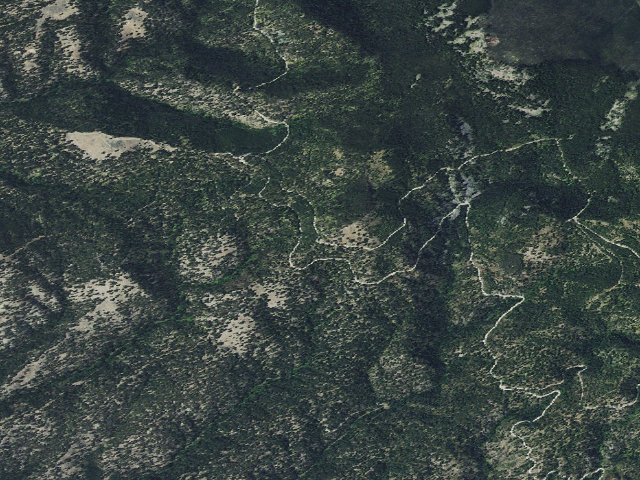 Aerial image of USFS dispersed camp — MT #810