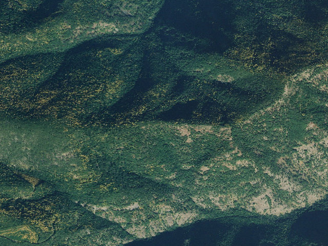 Aerial image of USFS dispersed camp — MT #816