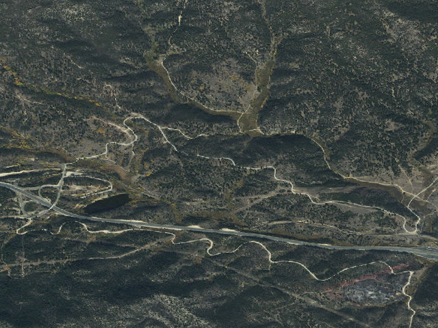 Aerial image of USFS dispersed camp — MT #817