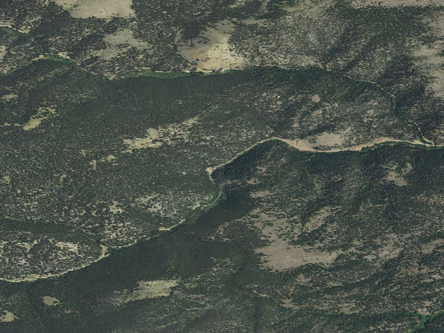 Aerial image of USFS dispersed camp — MT #826