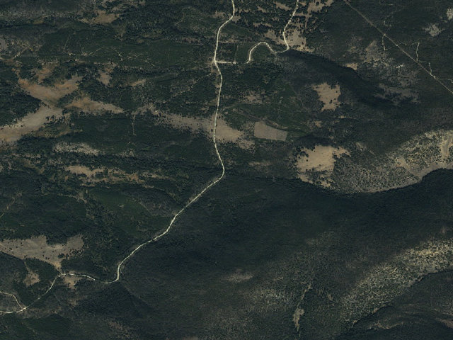 Aerial image of USFS dispersed camp — MT #836
