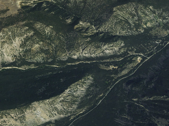 Aerial image of USFS dispersed camp — MT #839