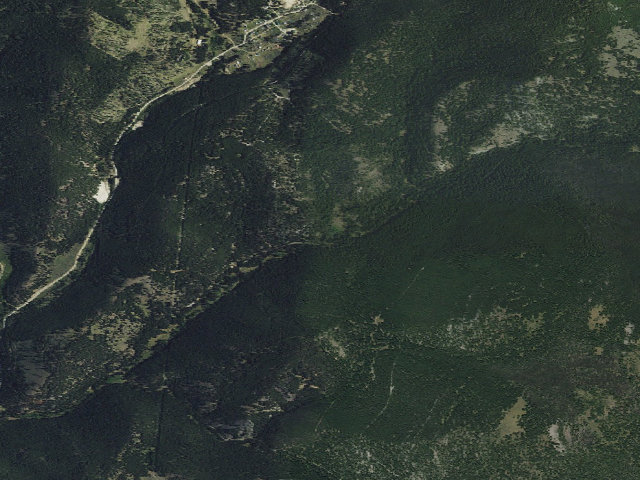 Aerial image of USFS dispersed camp — MT #846