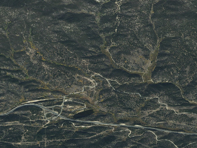 Aerial image of USFS dispersed camp — MT #856