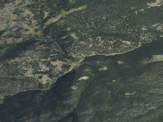 Aerial image of USFS dispersed camp — MT #91