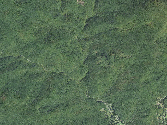 Aerial image of USFS dispersed camp — NC #2