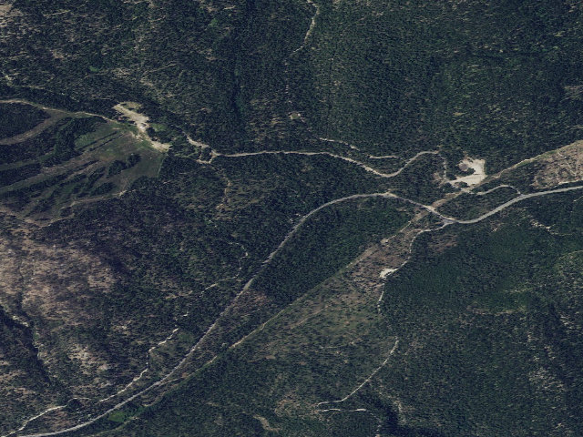 Aerial image of USFS dispersed camp — WA #18