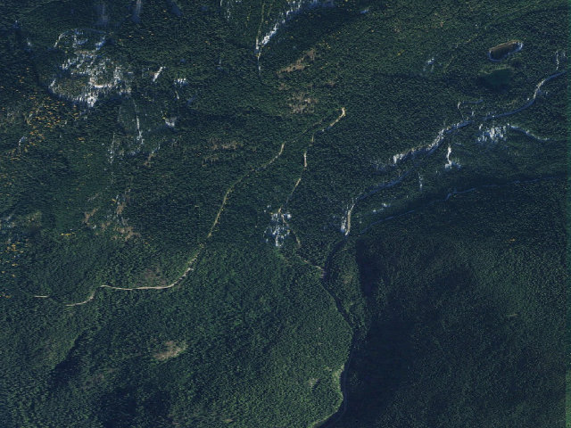 Aerial image of USFS dispersed camp — WA #7