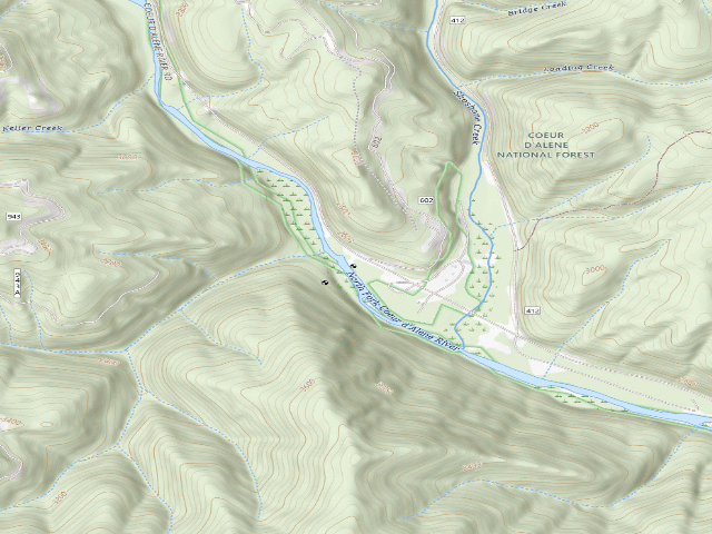 USGS topographic map of Usgs Gauging Station